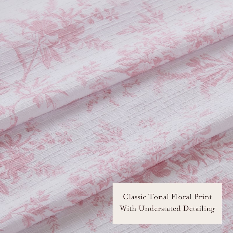 Laura Ashley Walled Garden Shower Curtain -- slub dobby 180gsm