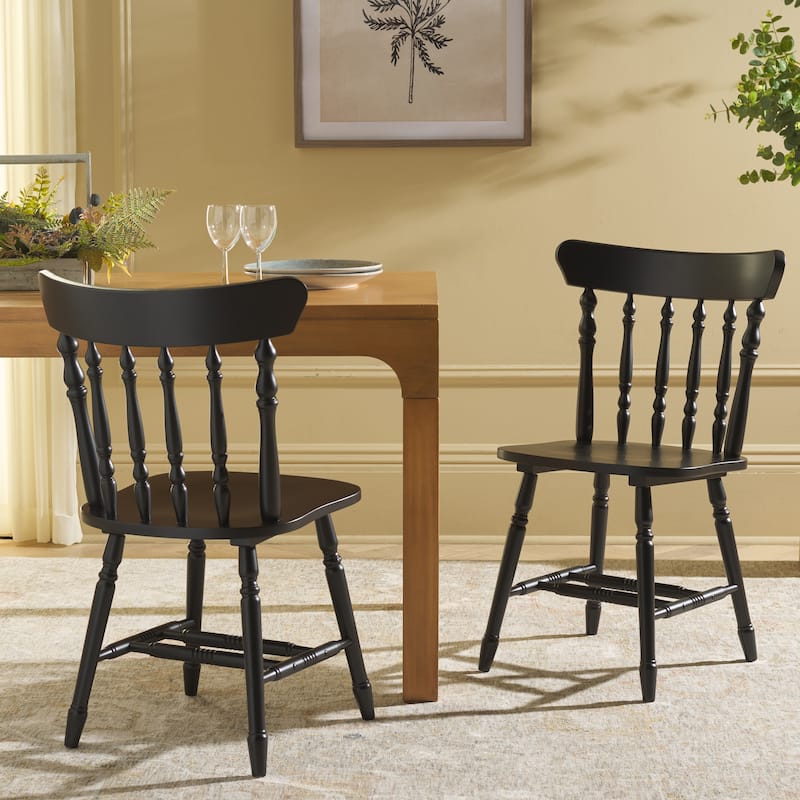 SAFAVIEH HOME Coralyn Caprail Dining Chair (Set of 2) - 17"W x 20"D x 34"H
