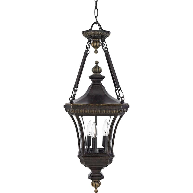 Devon 3-Light Outdoor Hanging Lantern in Imperial Bronze - Imperial Bronze