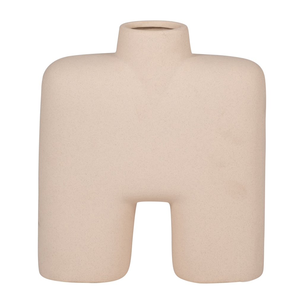 Sagebrook Home Ceramic Square Shape Vase, Square, Solid