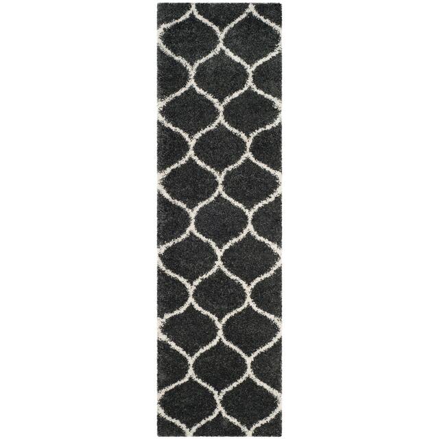 SAFAVIEH Hudson Shag Ogee Trellis 2-inch Thick Area Rug