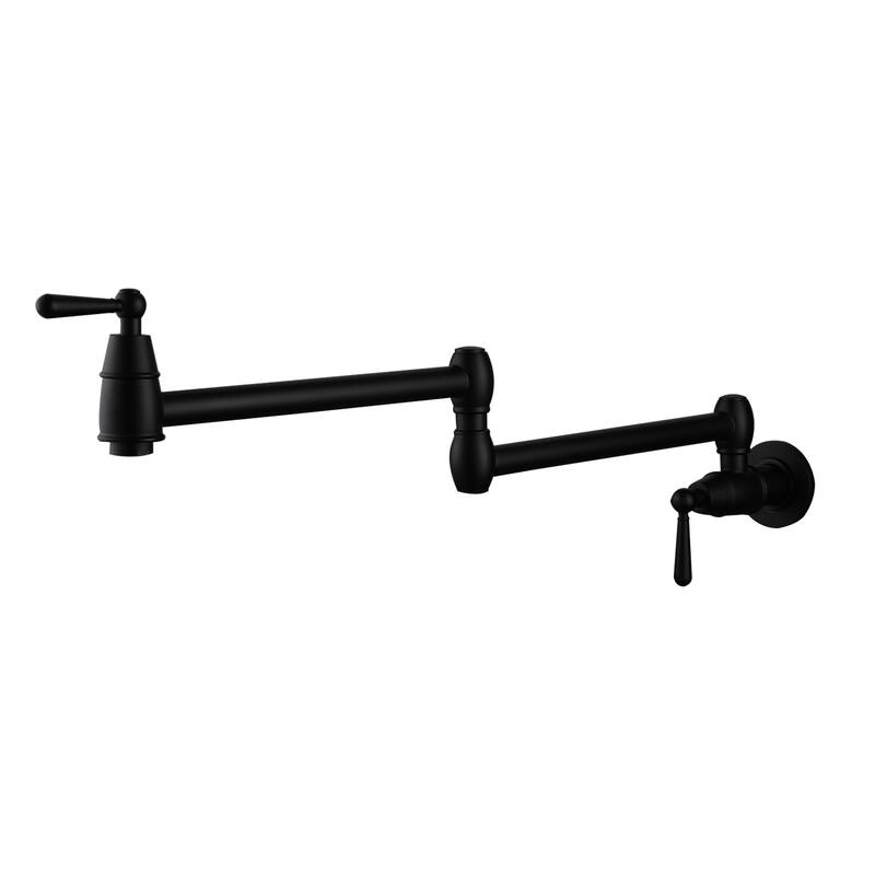 1.8 GPM Vintage Wall Mounted Pot Filler Kitchen Sink Faucet