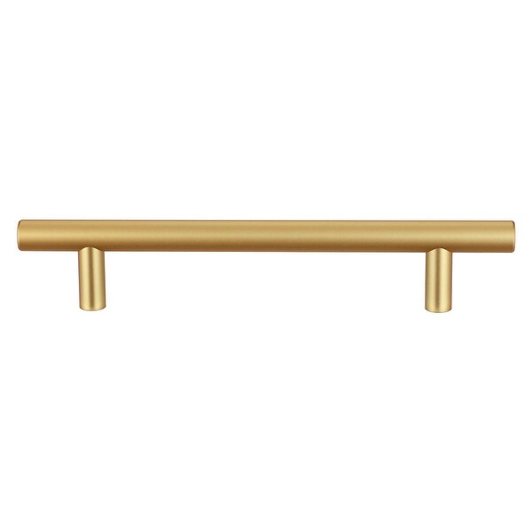 Cabinet Handles Pull Space Aluminum 5" Hole Center for Drawer Furniture Door Cabinet Cupboard Wardrobe Dresser Gold Tone