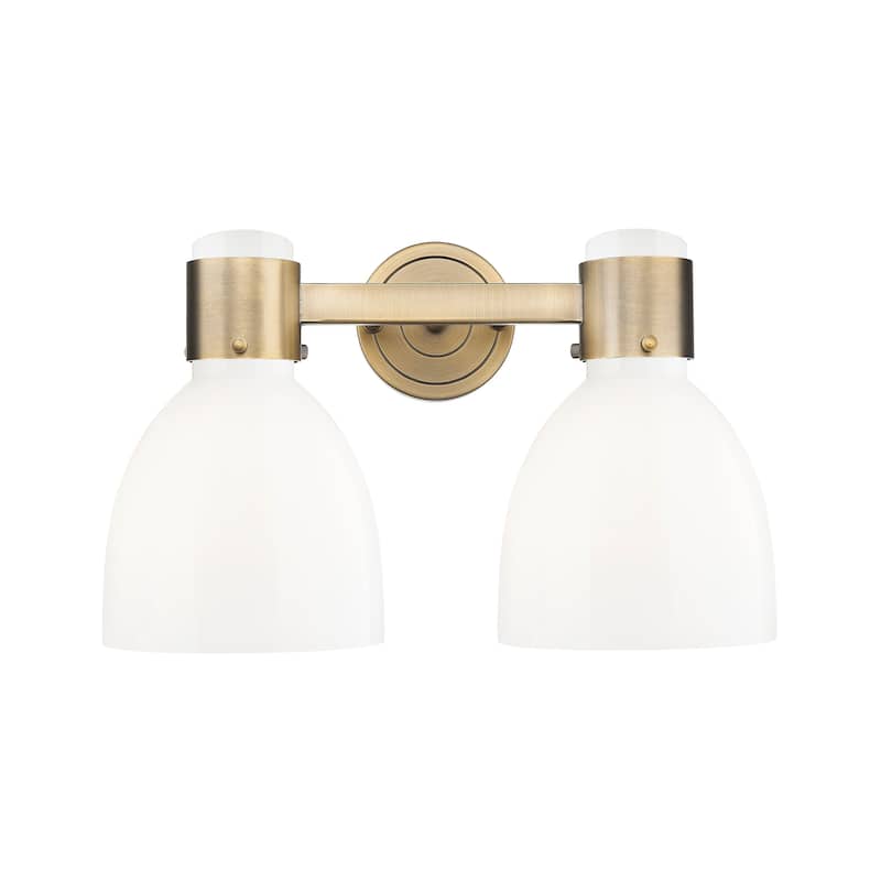 Innovations Lighting Downtown Urban - Lawton Bell - 2 Light 16" Wall-Mounted Bath Vanity Light