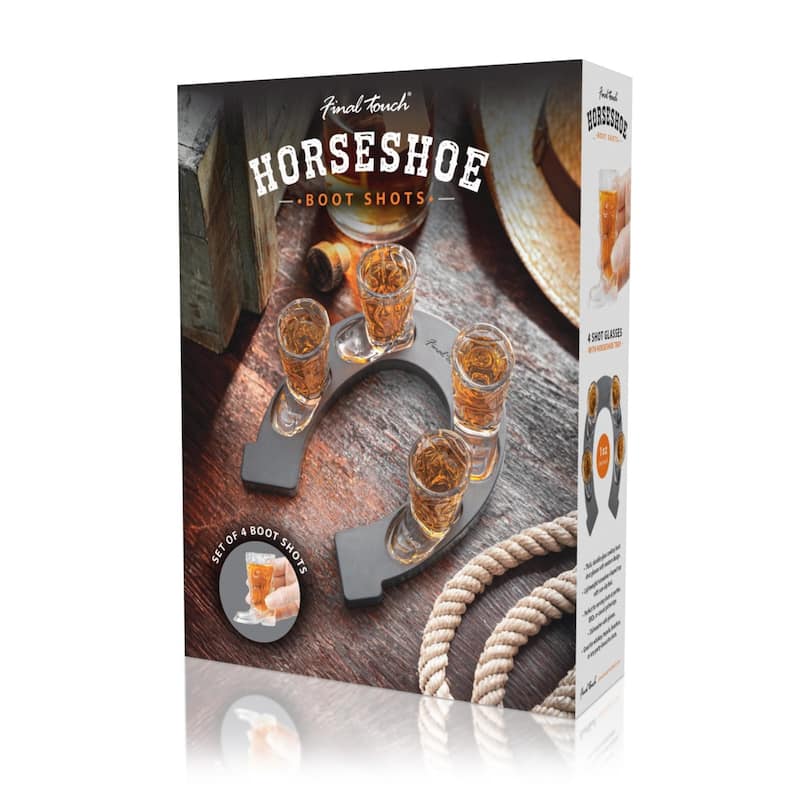 Final Touch Wild West Horseshoe Boot Shots
