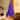 Costway 7ft Pre-lit PVC Christmas Tree Black w/ 500 Purple LED Lights