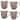 Noritake Colorwave Set Of 4 XL Large Mugs, 18 Oz.