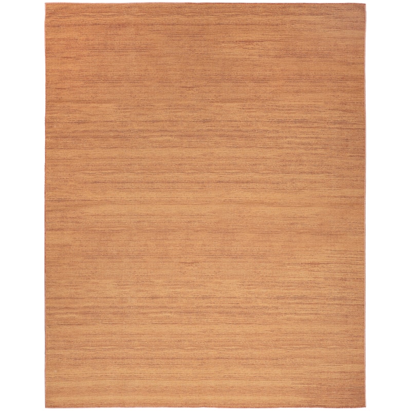 Nourison Washable Essentials Indoor Solid Area Rug - 9' 2" x 12' - Copper
