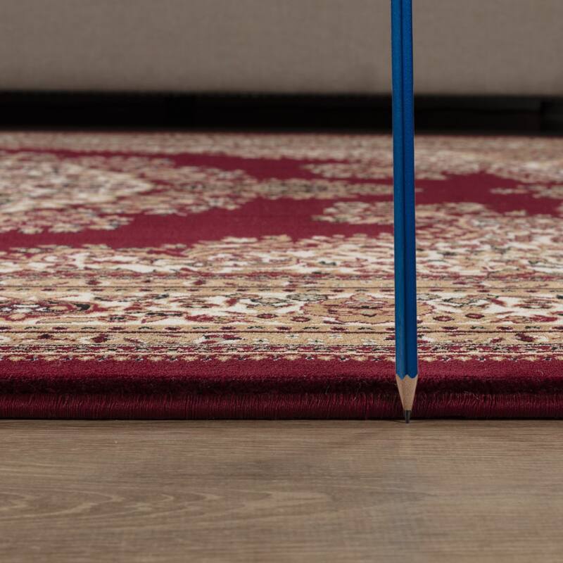 Red 2 ft. 7 in. x 9 ft. 10 in. Area Rug - 10' x 3'