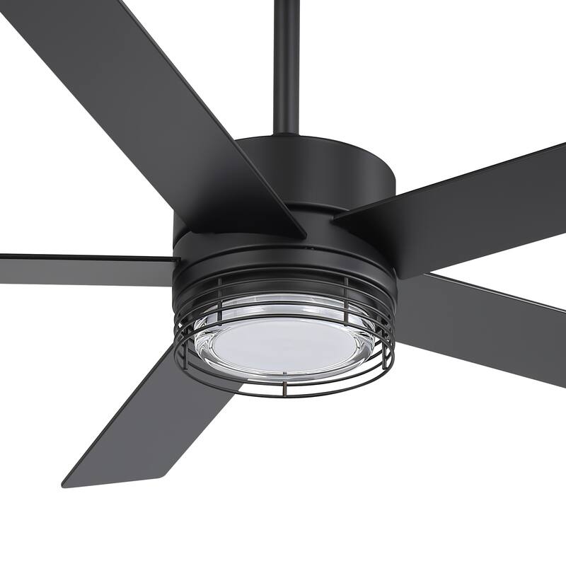 72/52-inch Reversible 8/5-Blade Dimmable LED Ceiling fan with Light and Remote