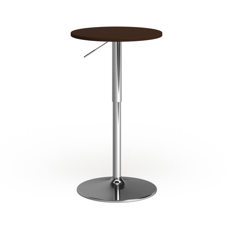 Porch & Den Oakberry 23-inch Wood Top Adjustable Bar Table