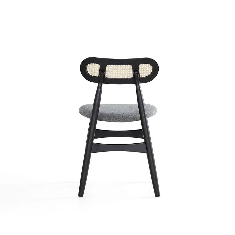 Manhattan Comfort Rockaway Colbert Modern 70.86 Solid Wood Dining Set