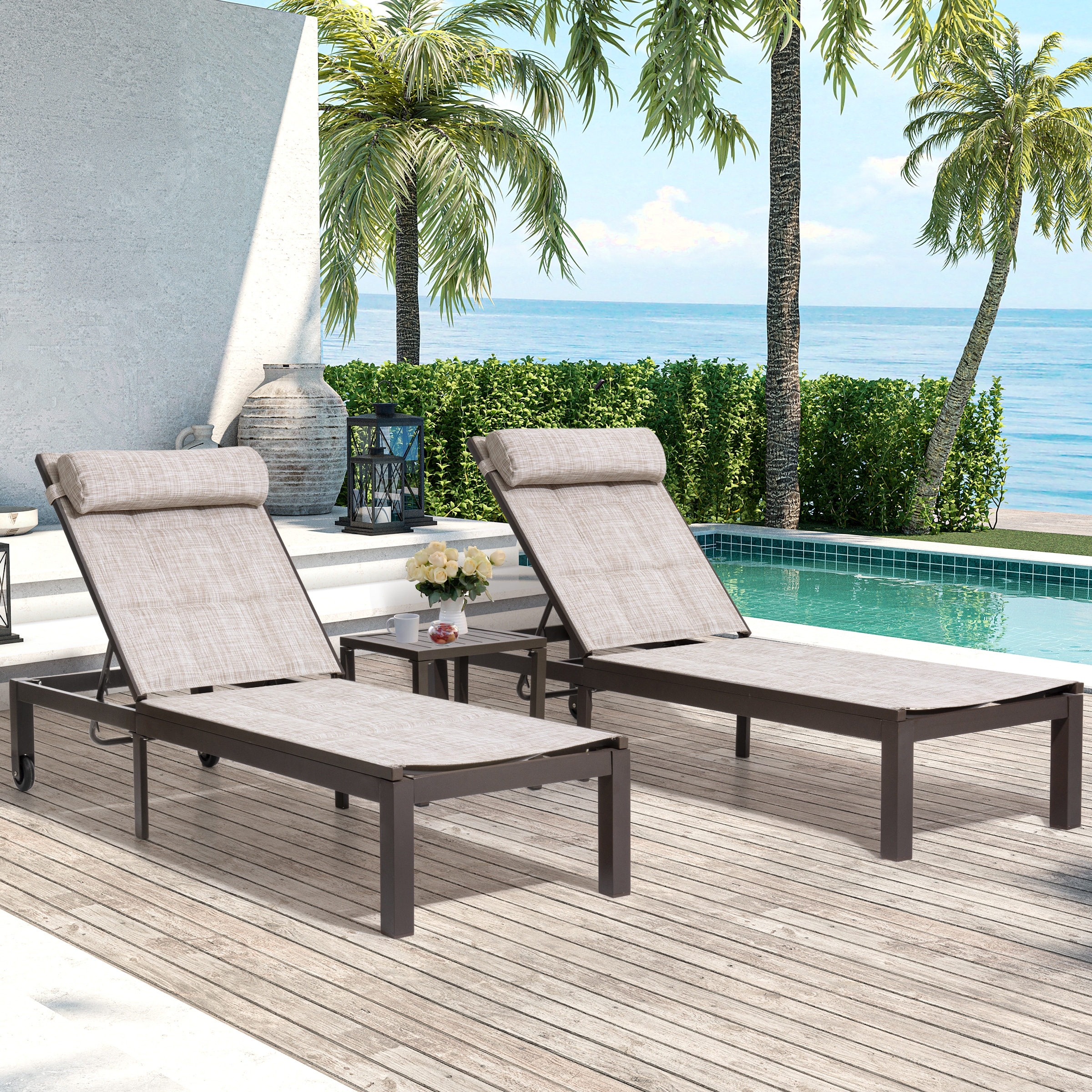 Small outdoor chaise new arrivals