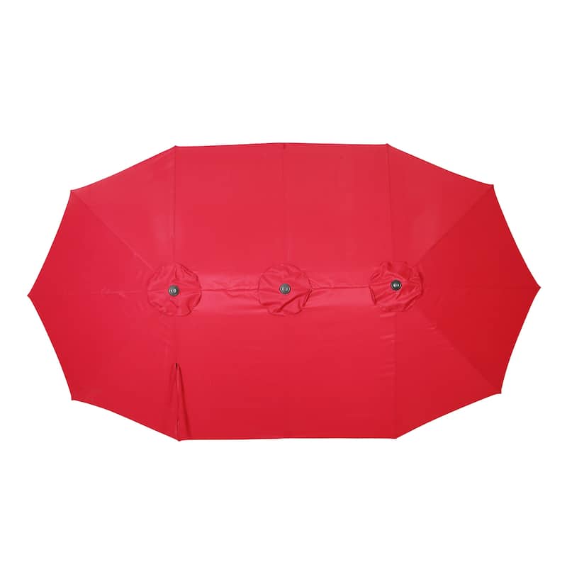 Ainfox 15Ft Patio Umbrella with Crank Without Base