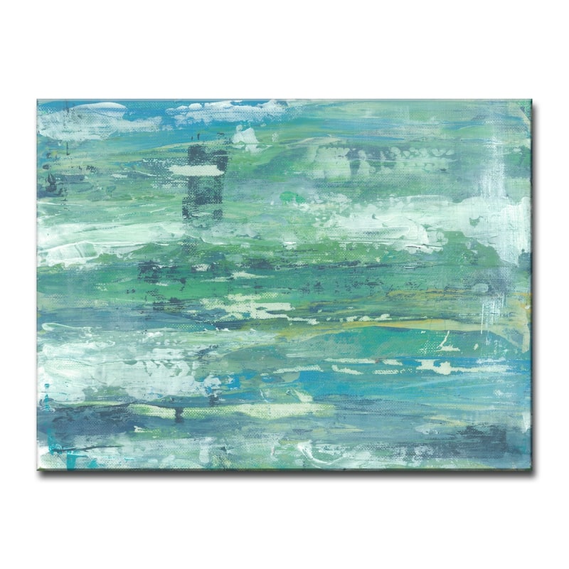 ' Seafoam Coast ' Canvas Art Print