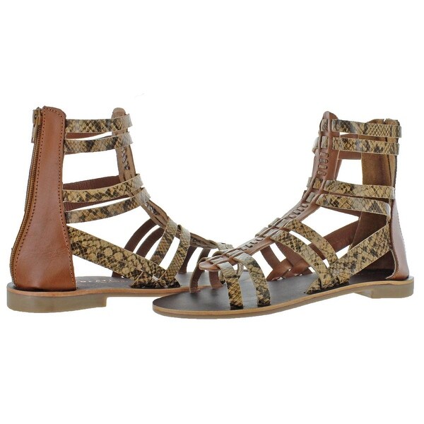 women's roman sandals leather