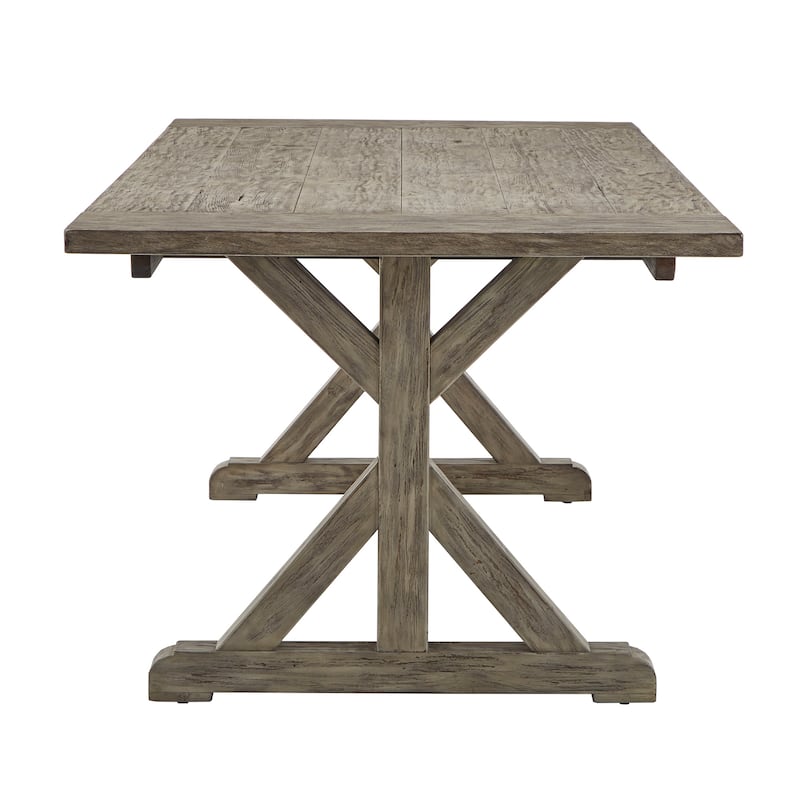 Paloma Antique Grey Reclaimed Wood Dining Set by iNSPIRE Q Artisan