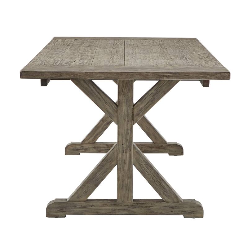 Paloma Antique Oak or Brown Reclaimed Wood Dining Table by iNSPIRE Q Artisan
