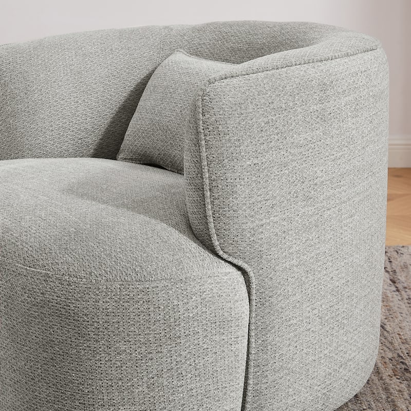 Art Leon Swivel Accent Barrel Chairs