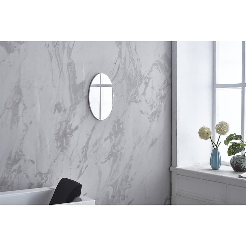 Frameless wall mounted makeup mirrors bathroom mirror Bed Bath