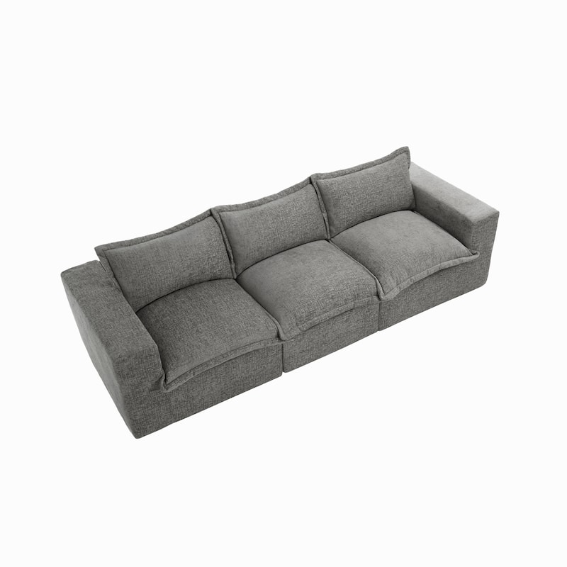 Comfy Cloud Couch Plush Modular Sectional Sofa For Living Room