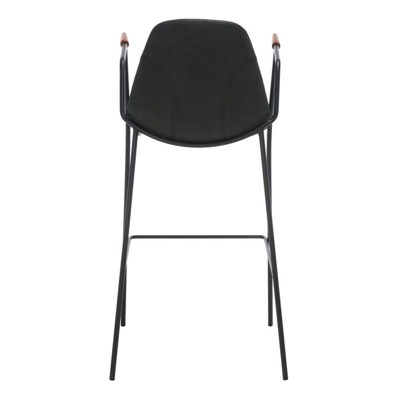 SAFAVIEH Coral Mid-Century Bar Stool - 25" W x 21.5" D x 39" H - 21Wx21Dx42H