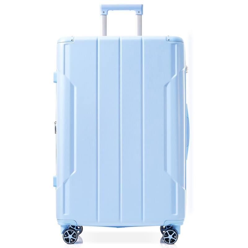 3 Piece Hardside Carry on Suitcase Sets with Spinner Wheels and Telescopic Handle, Portable Lightweight ABS Luggages for Travel