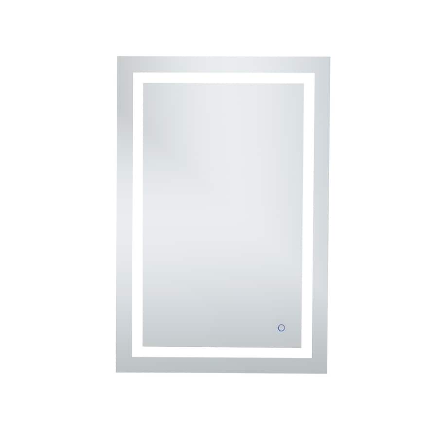 Avalon 27" x 40" Hardwired LED mirror - Silver