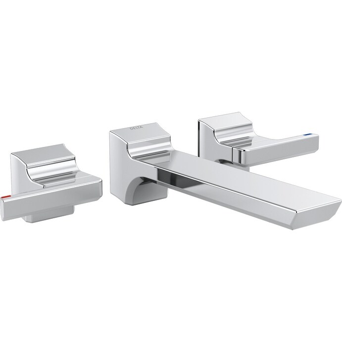 Shop Delta T3599lf Pivotal 1 2 Gpm Double Handle Wall Mounted