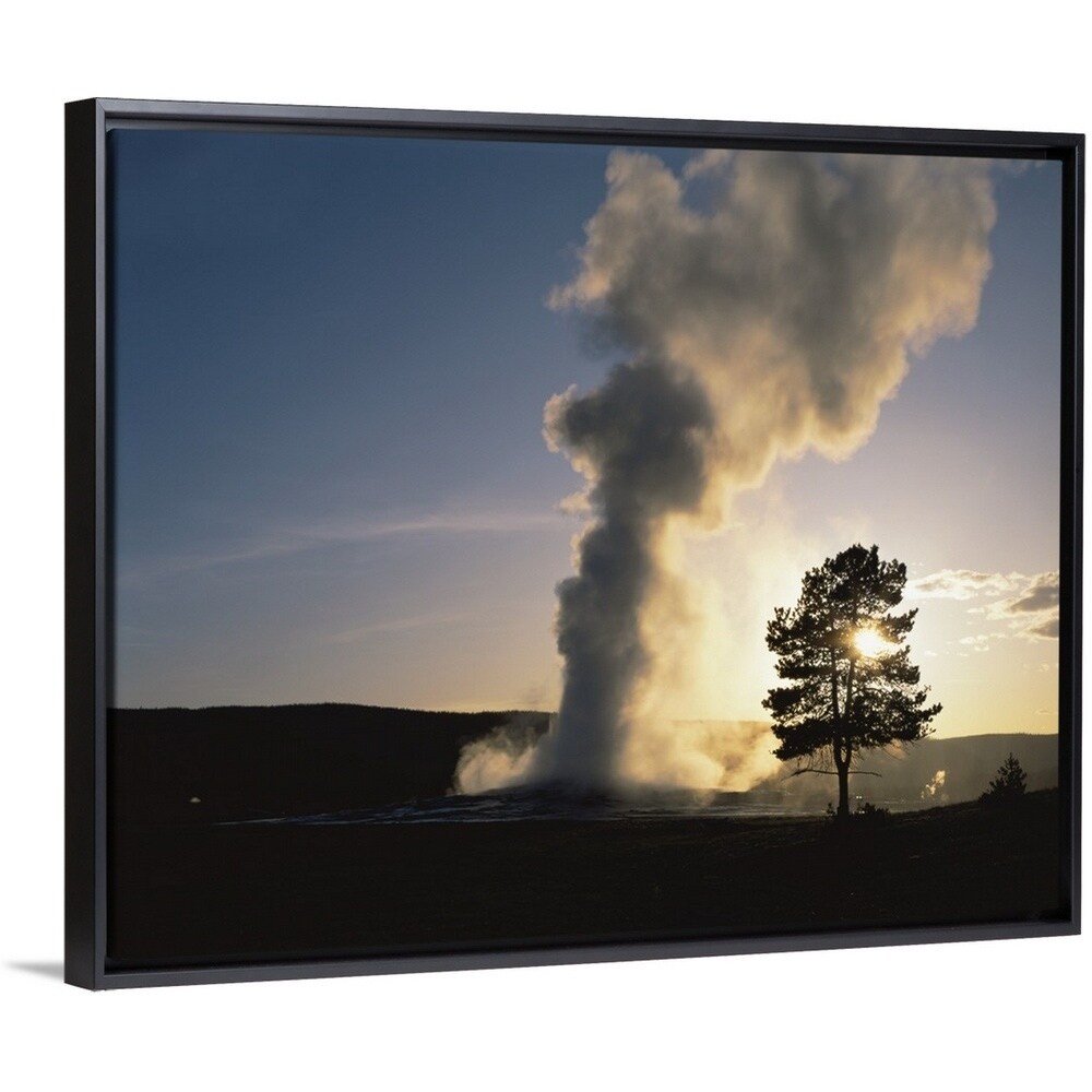 Shop Wyoming Yellowstone National Park Old Faithful Steam And Water Erupting From The Thermal Pool Multi Overstock 25504409