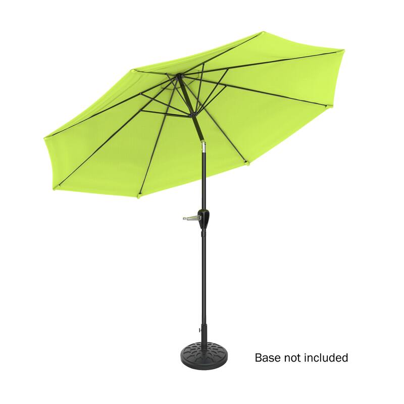 Pure Garden 10ft Aluminum Patio Umbrella with Auto Tilt and Easy Crank