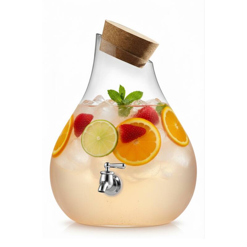 Beverage Dispenser W/Cork Lid