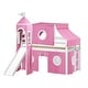 preview thumbnail 116 of 117, JACKPOT Prince & Princess Low Loft Twin Bed, Ladder Slide Tent & Tower