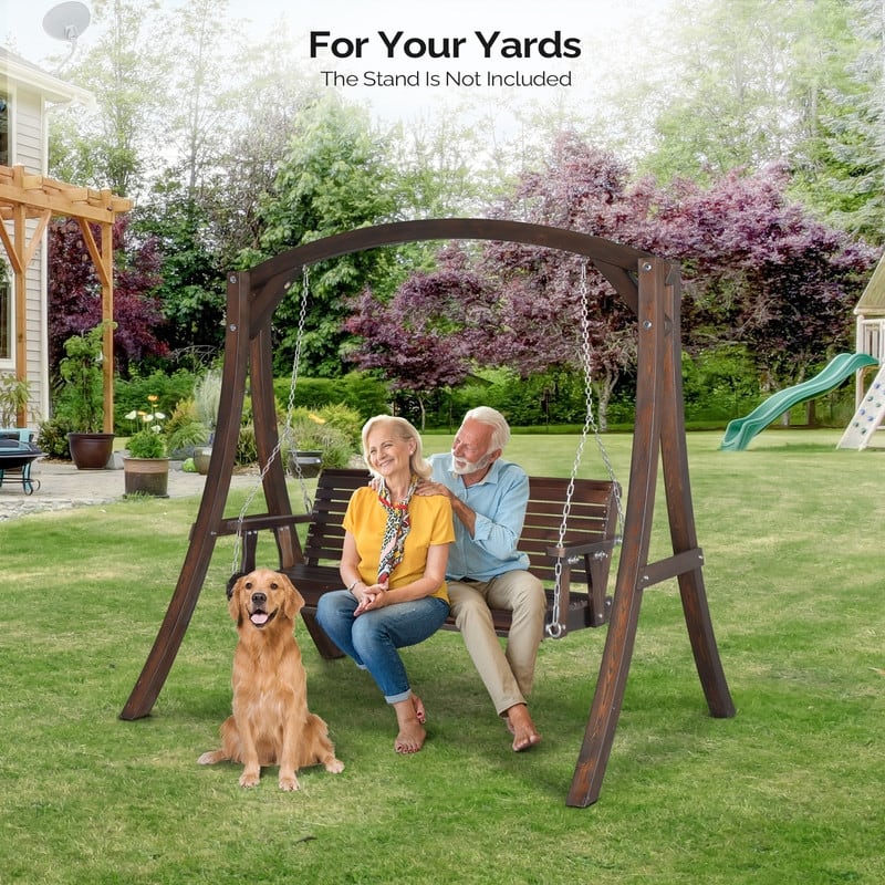 3-person Wood Porch Swing