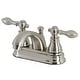 preview thumbnail 2 of 10, Kingston Brass American Classic 4 in. Centerset Bathroom Faucet Brushed Nickel