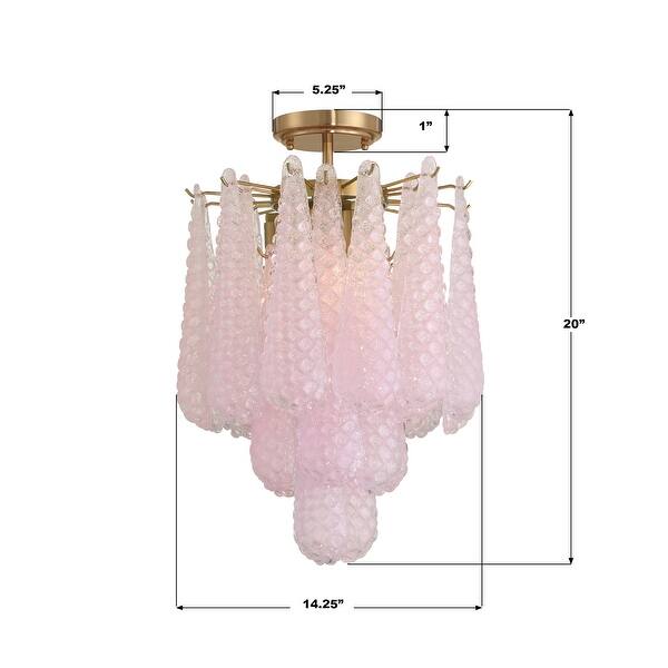 Crystorama Lighting Group OLL-6004_CEILING Ollie 4 Light 14" Wide