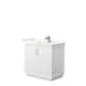 Option White, Bronze Trim, Giotto Quartz Top