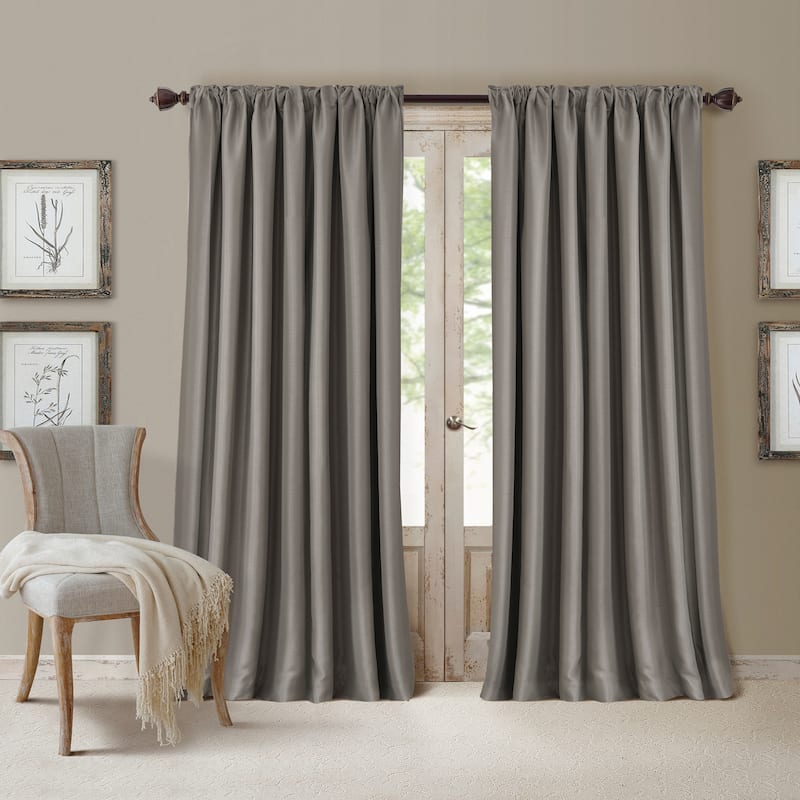 All Seasons Blackout Window Curtain (Single Panel) - 52"x95" - Silver