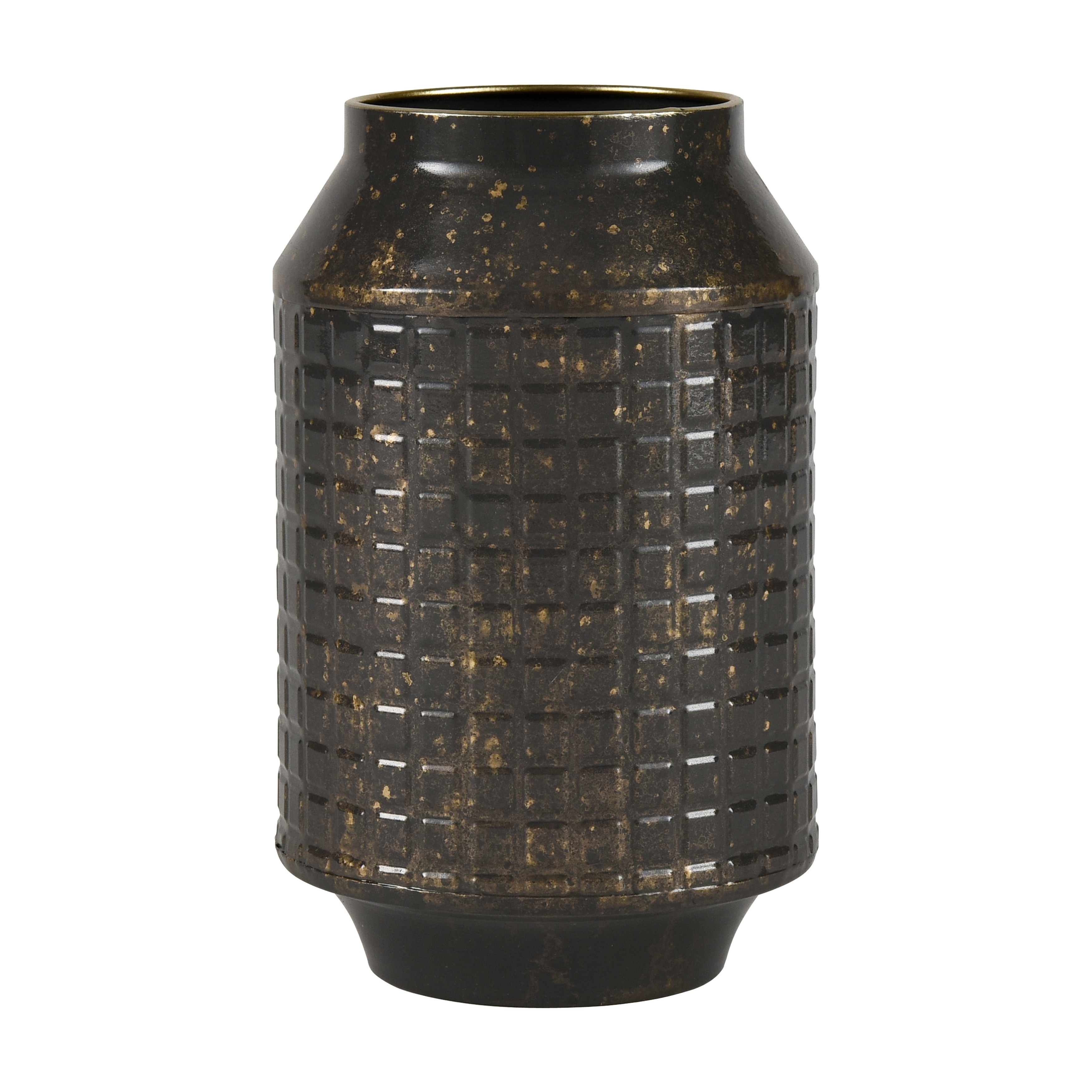 Atlas Armil Black and Gold Flecked Vase