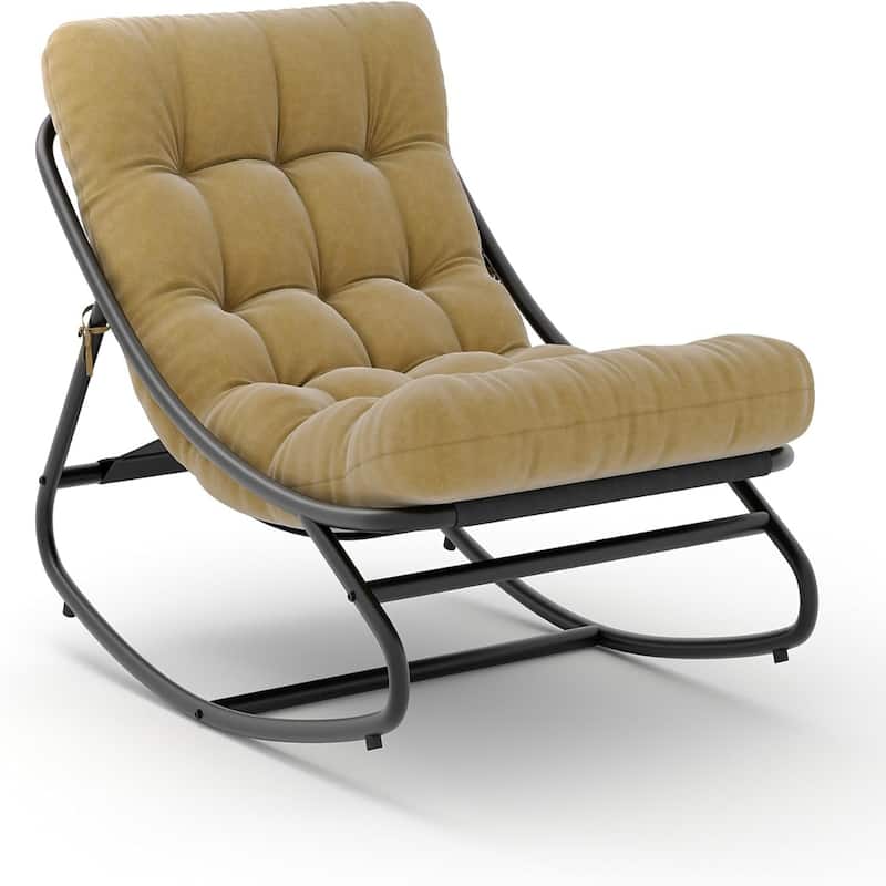 Oversized Heavy-Duty Rocking Recliner Waterproof Cushions 400 lb Weight Capacity