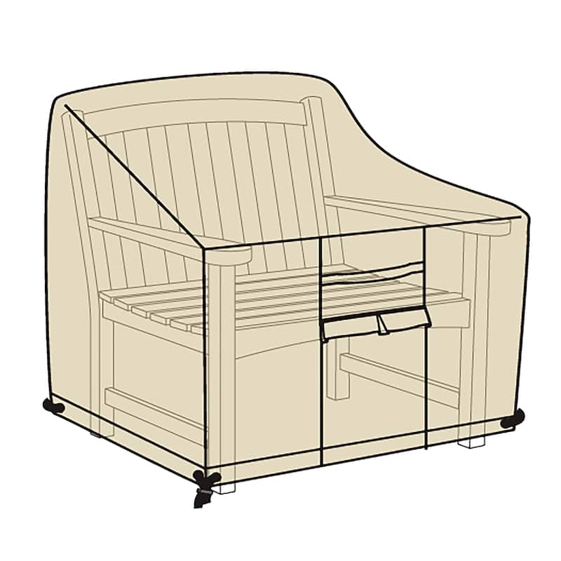 Deluxe Deep Seat Chair Cover, Tan