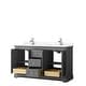 preview thumbnail 60 of 58, Avery 60 Inch Double Vanity, Cultured Marble Top