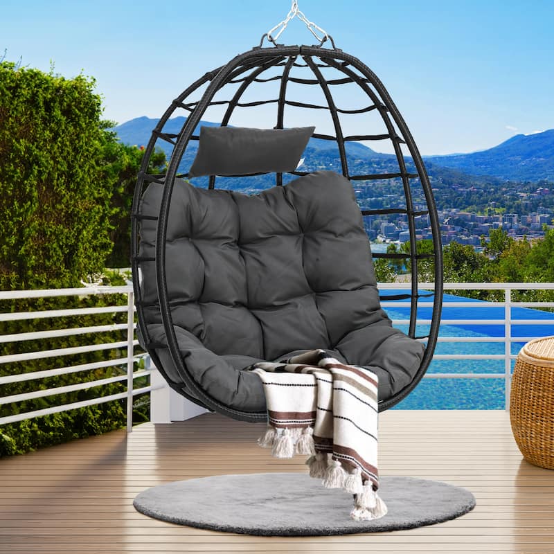 1 Person Swing Chair - Black