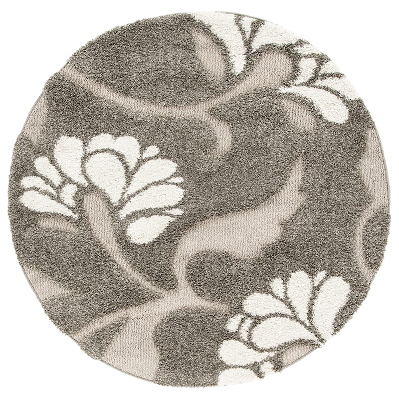 SAFAVIEH Florida Shag Neliha Floral 1.2-inch Thick Rug