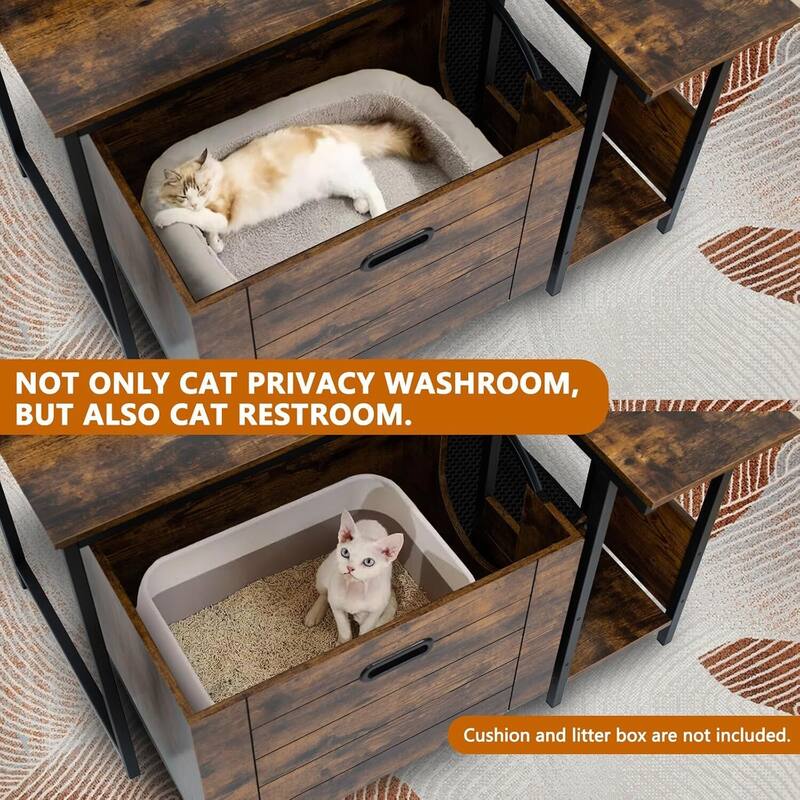 Litter Box Enclosure Cat Tree
