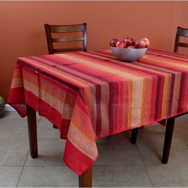 Cotton Rectangular Tablecloth Rectangular Table 140x180 cm Lavaredo Red