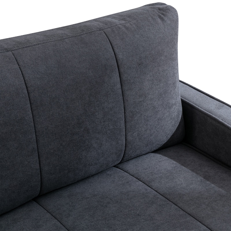DIY Convertible Sectional Sofa Couch with Ottoman