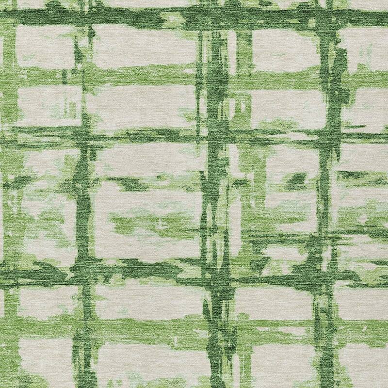 HomeRoots Striped Transitional Rectangle Outdoor Rug