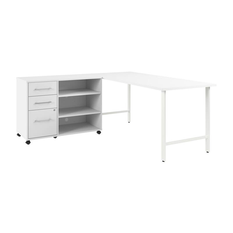 Bush Business Furniture Hustle 72W x 30D Computer Desk with Storage