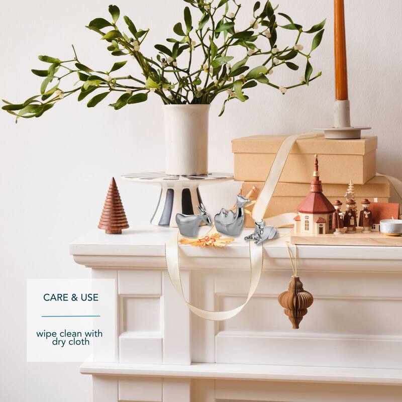 Nambe Metal Mini Nativity 3 Animals